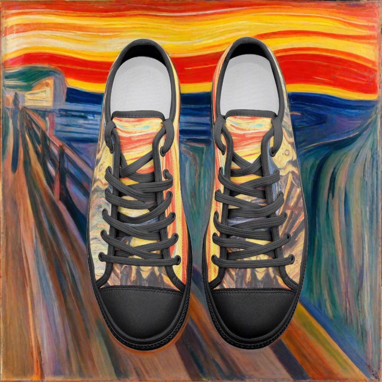 Edvard Munch 1893 The Scream - Freaky Shoes®