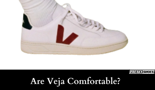 Freaky Shoes® custom art sneakers with bold red V logo, made to order wearable art