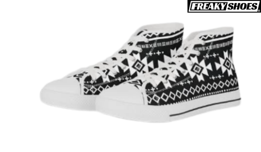 Aztec-Inspired Geometric Sneakers