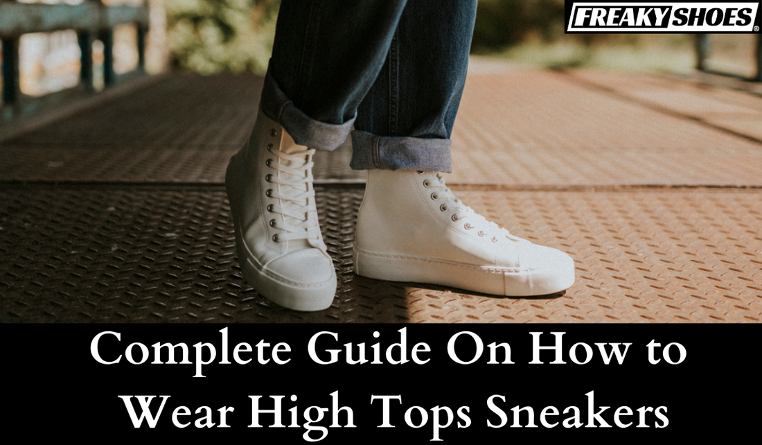 hoe draag je hoge sneakers heren