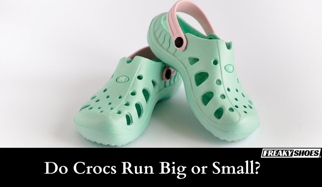 Freaky Shoes mint green Crocs-style clogs with pink straps, made to order wearable art.