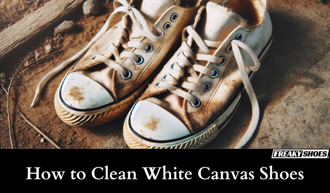 How to Clean White Canvas Shoes: Easy Methods – Freaky Shoes®