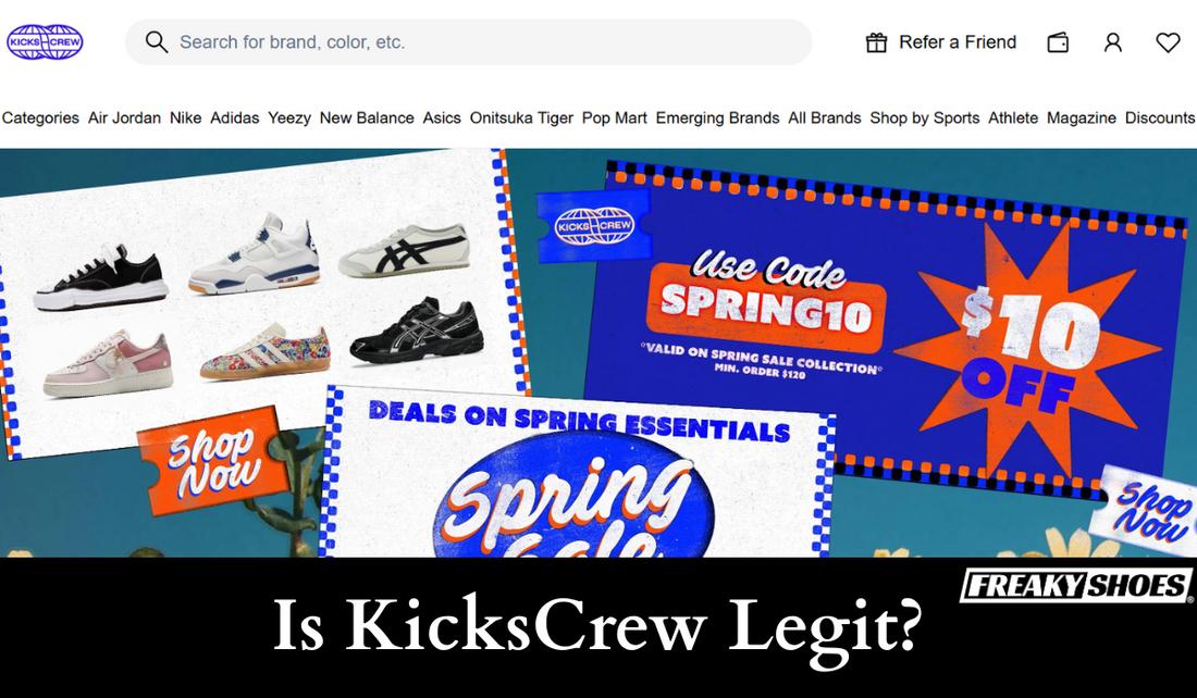 Is KicksCrew Legit? 2025 Site Review For Buyers – Freaky Shoes®