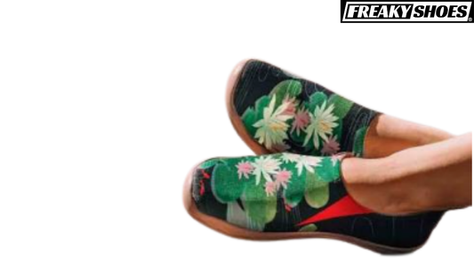Monet-Inspired Water Lily Sneakers