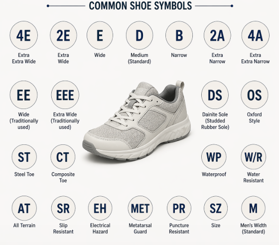 Shoe Symbol Guide