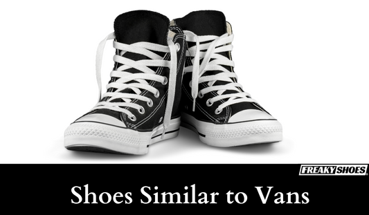 Freaky Shoes custom art sneakers, black high-top with white laces, made to order