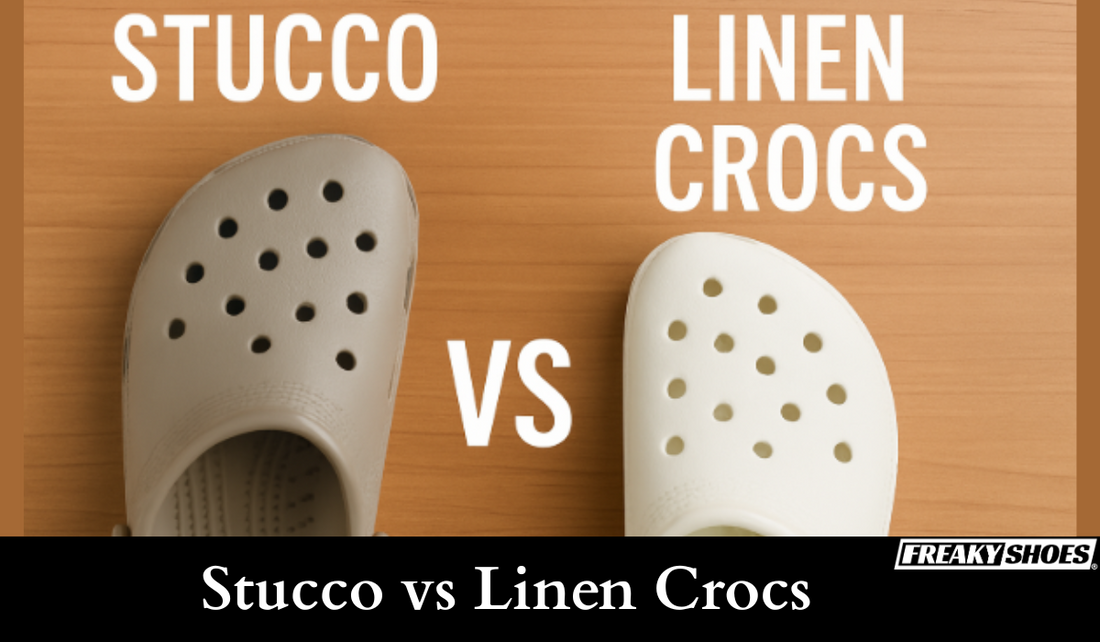 Stucco vs Linen Crocs