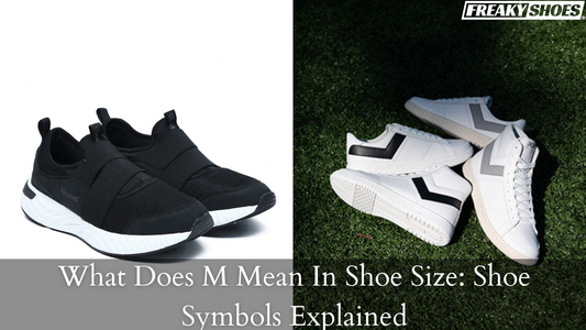 Freaky Shoes custom art sneakers: black slip-on with white sole and white lace-ups with black/grey V-stripe, made to order