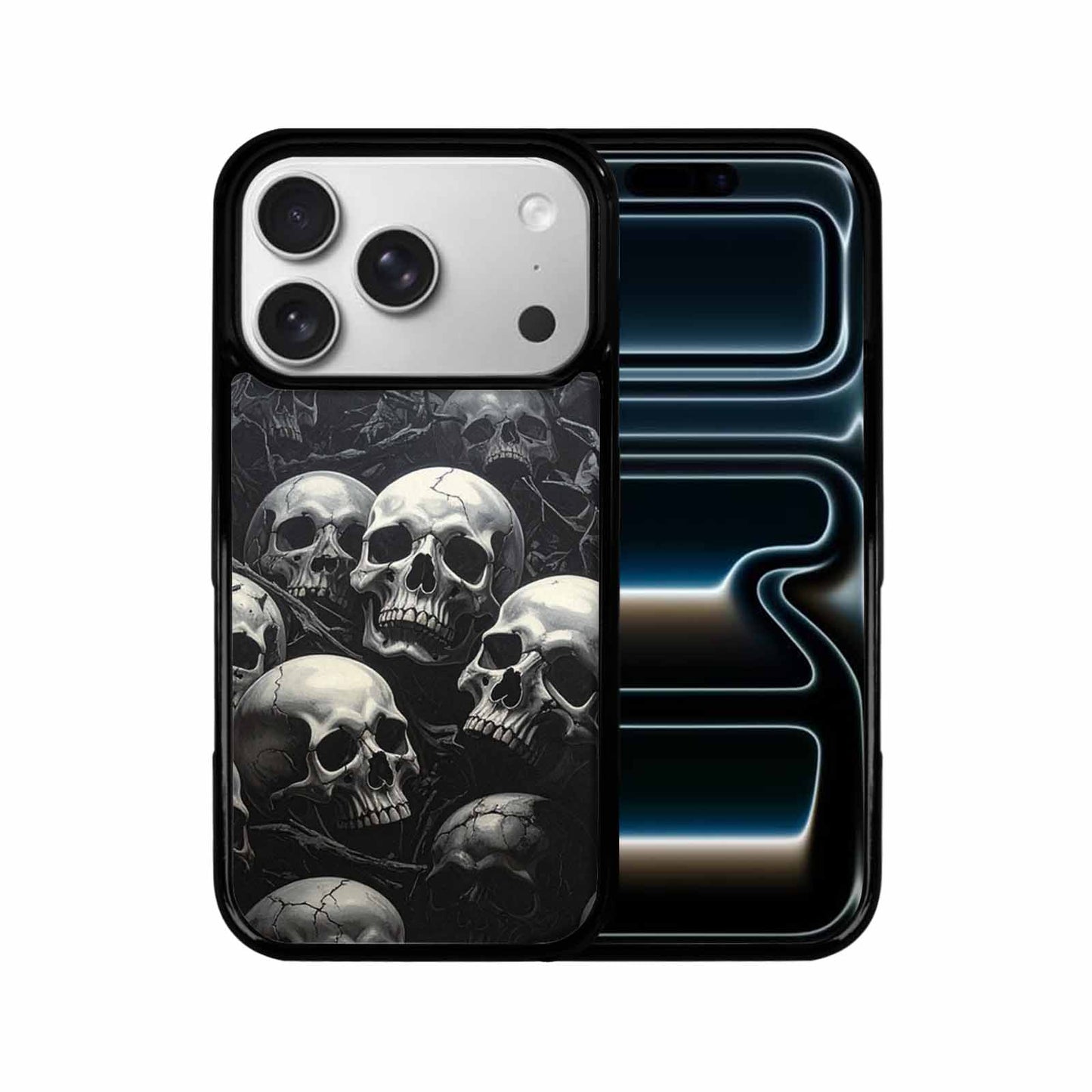 iPhone 17 Pro Case — Skull Dark Art Gothic Print Gothic, Custom Phone Case