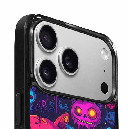 iPhone 17 Pro Max Case — Mixed Toxic Glow Creature Cartoon Cute, Custom Phone Case