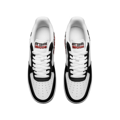 AM BLACK Unisex Low Top Leather Sneakers