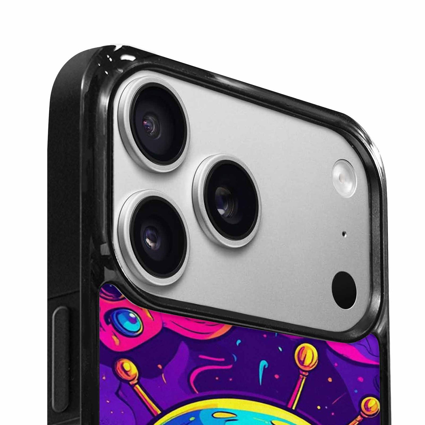 iPhone 17 Pro Case — Alien Ufo Cartoon Art Pattern Alien, Customized Protective Case