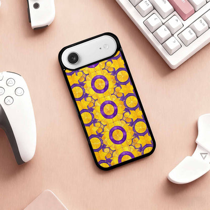iPhone 17 Air Case — Intersex Flag Color Theme Small Original, Unique Phone Case Design