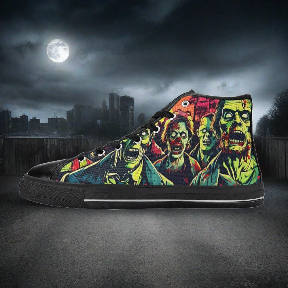 Mermaid Jewel Rich Wearable MEN Bold Art - Freaky Shoes | Custom Art Sneakers
