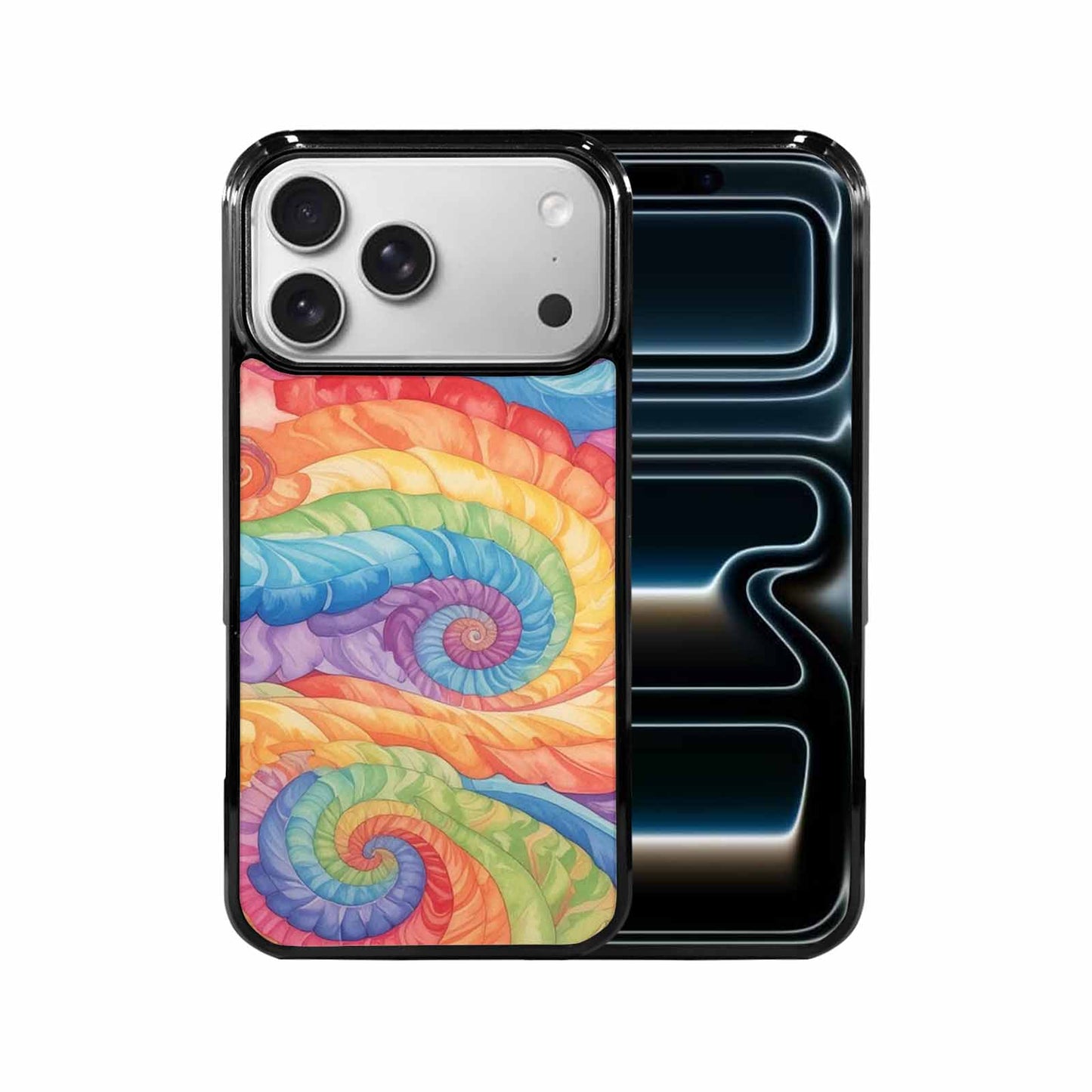 iPhone 17 Pro Max Case — Tie Dye Swirls Tie Dye Tie, Customized Protective Case