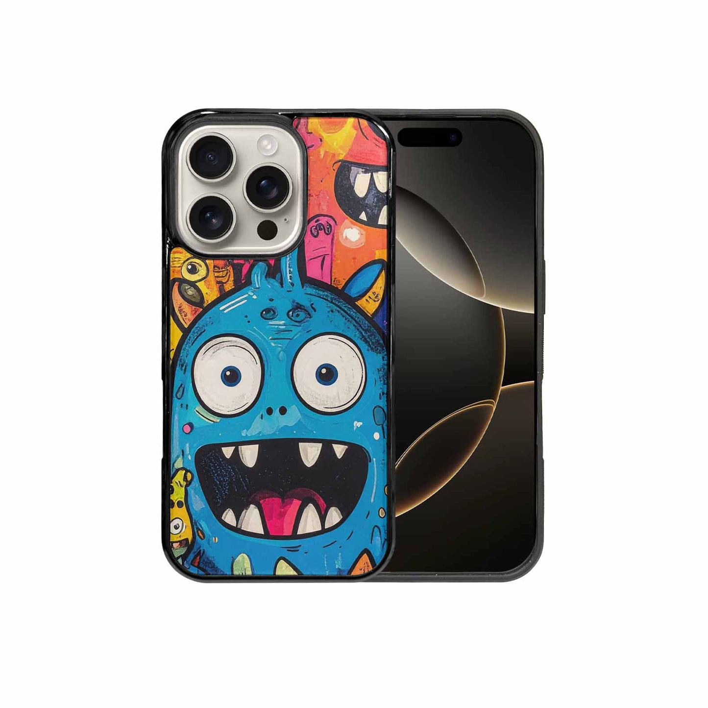 iPhone 16 Pro Case — Goofy Cartoon Monster, Custom Printed Phone Case