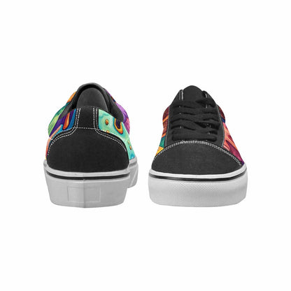WOMEN'S Melting Ice Cream Monster Lace-Up Canvas Dreamcore Shoes