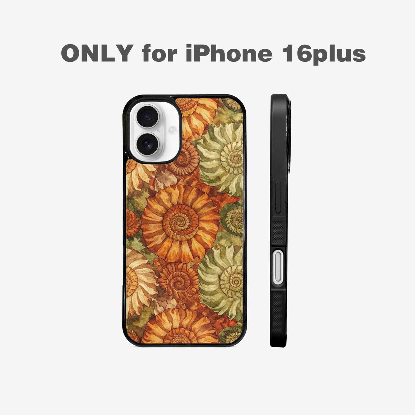 iPhone 16 Plus Case — Tie Dye Earth Tones Blended Overlapping, Custom Designed Case Cover