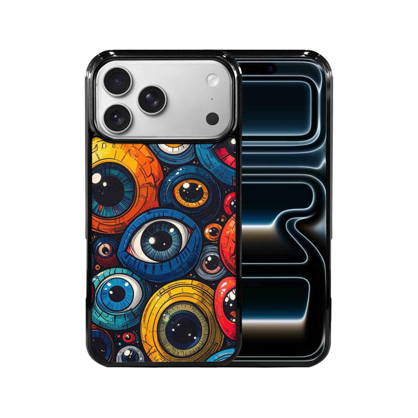 iPhone 17 Pro Max Case — Cartoon Eyeballs Cartoon Cute, Original Design Phone Case