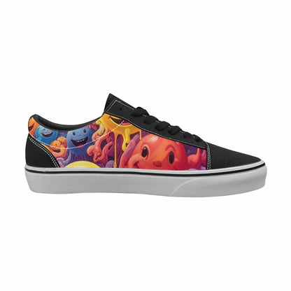 WOMEN'S Smiley Facessmiley Faces  Lace-Up Canvas Y2K Shoes