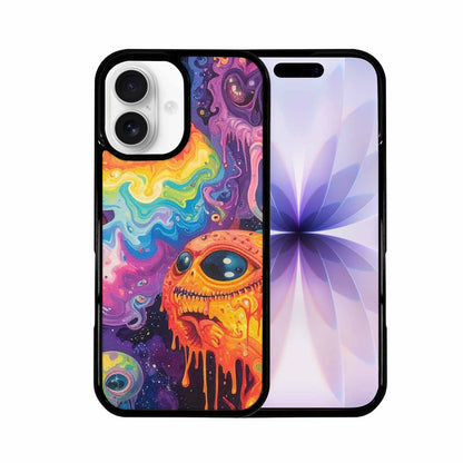 iPhone 17 Case — Aliens Tie Dyemelting Aliens Tie Dye, Customized Protective Case