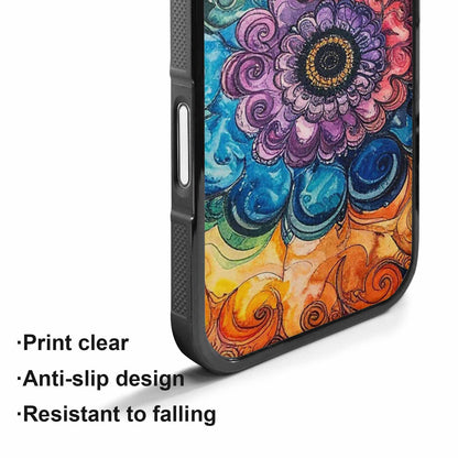 iPhone 17 Case — Tie Dye Swirls (black Tie Dye, Custom Made Phone Cover