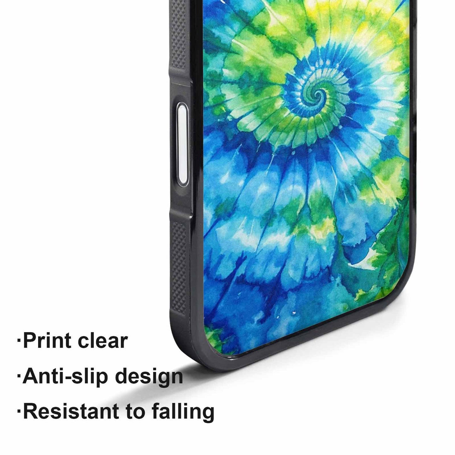 iPhone 17 Air Case — Small Tie Dye Swirl Pattern Tie, Original Design Phone Case