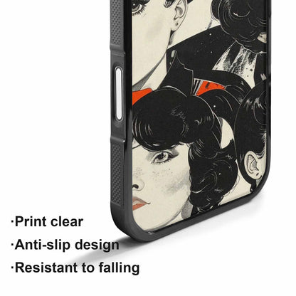 iPhone 17 Case — Seamless Repeating Pattern Of Retro Vintage, Custom Printed Phone Case
