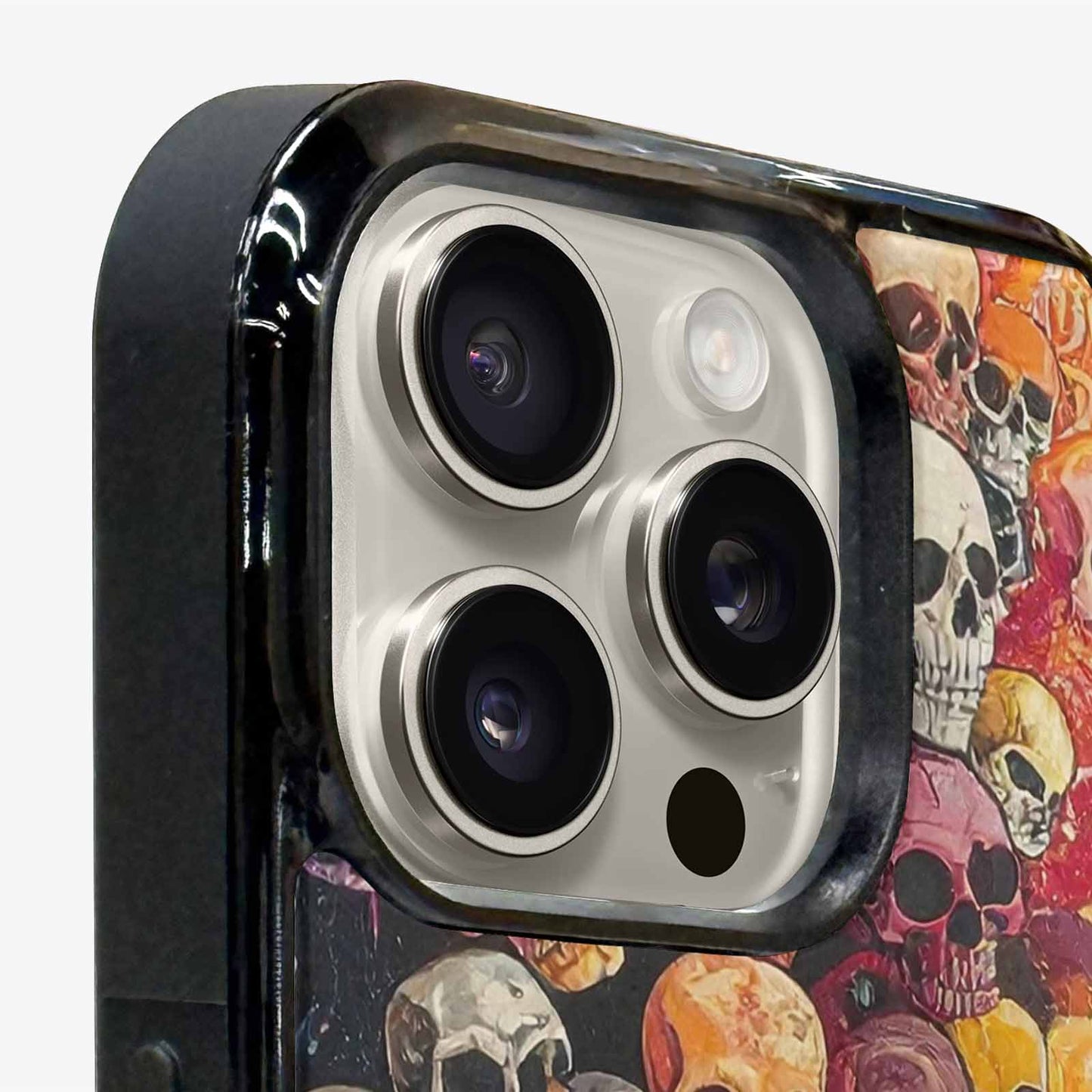 iPhone 16 Pro Case — Skulls Marbleskulls Pattern, Customized Protective Case