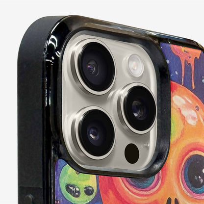 iPhone 16 Pro Max Case — Aliens Tie Dyemelting Aliens P, Custom Print Case Cover