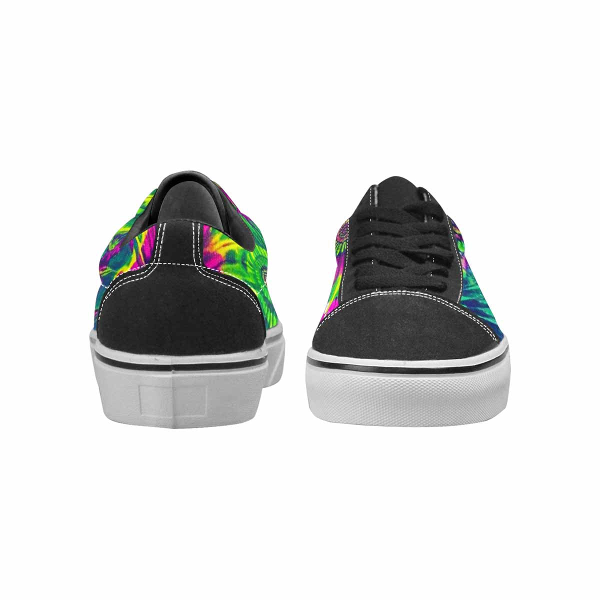 WOMEN'S Tie Dye - Canvas Lace-Up Dark Academia Custom Sneakers