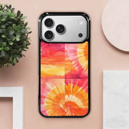 iPhone 17 Pro Max Case — Tie Dye Sunset Wash Tie Dye, Personalized Phone Case