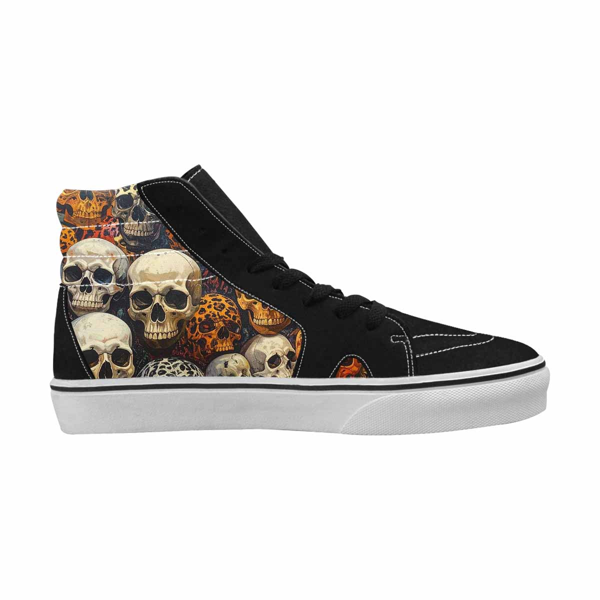 MEN'S Skulls High Top Canvas Y2K Shoes