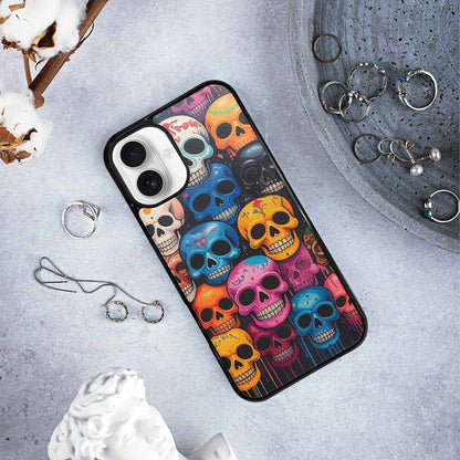 iPhone 16 Plus Case — Skulls General Skulls Pattern, Unique Phone Case Design