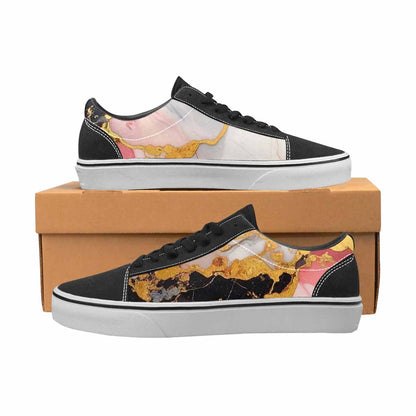 WOMEN'S Marble Vein Lace-Up Canvas Dreamcore Shoes