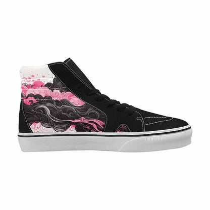 MEN'S Van Gogh Swirl High Top Canvas Kaleidoscope Custom Sneakers