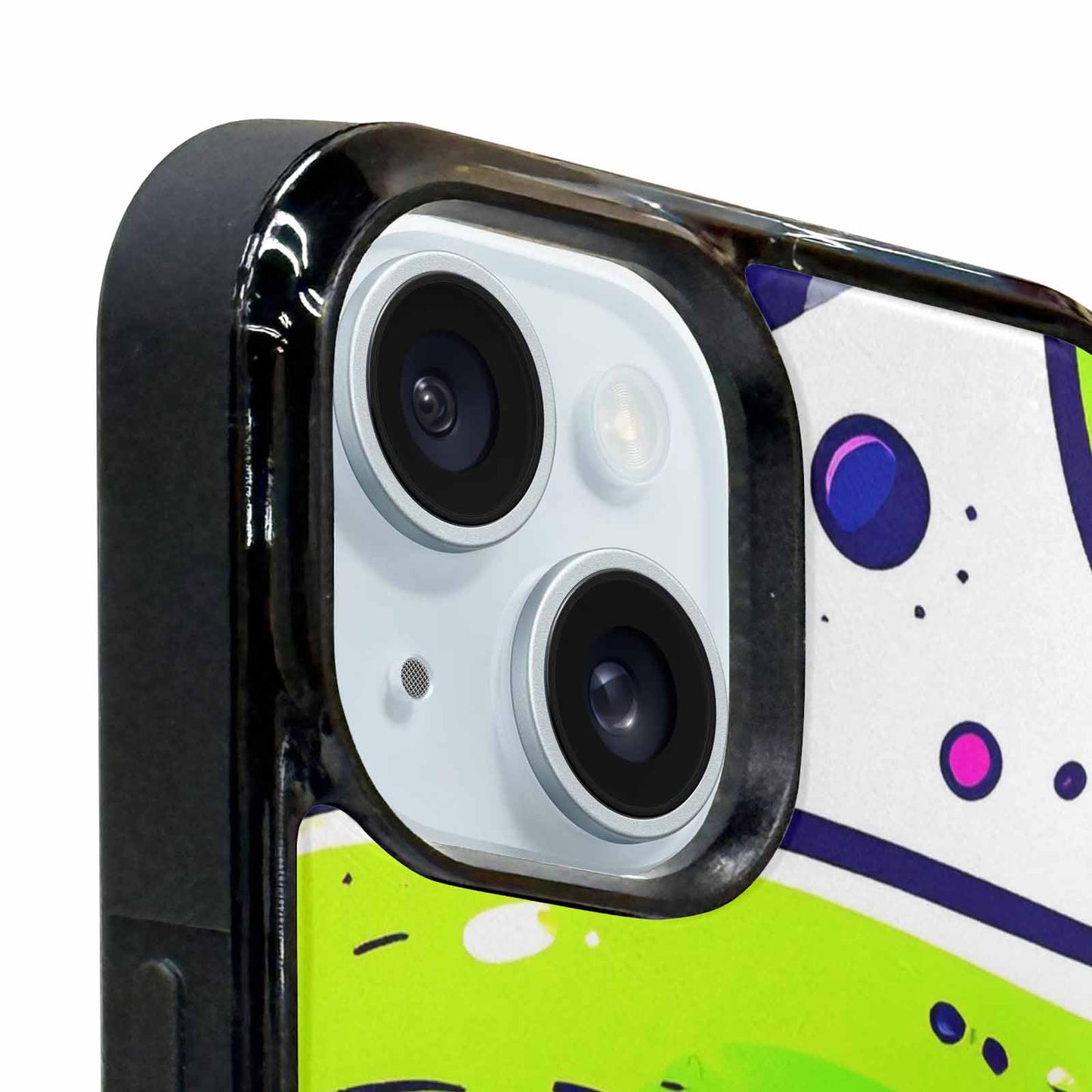 iPhone 15 Case — Acid Wash Cartoon, Custom Printed Phone Case