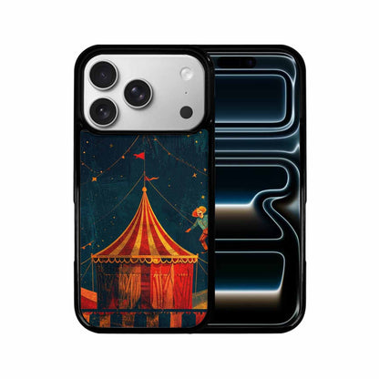 iPhone 17 Pro Case — Vintage Circus Art Pattern Retro Vintage, Unique Phone Case Design