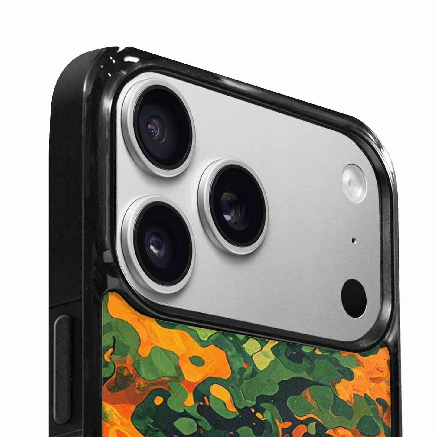 iPhone 17 Pro Max Case — Small Military Camouflage Blotch Camo, Custom Designed Case Cover