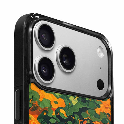 iPhone 17 Pro Max Case — Small Military Camouflage Blotch Camo, Custom Designed Case Cover