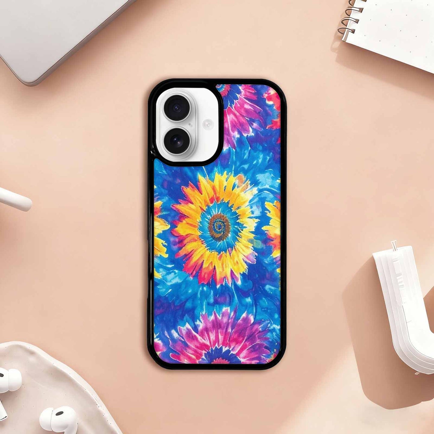 iPhone 17 Case — Small Tie Dye Swirl Tie Dye, Customized Protective Case