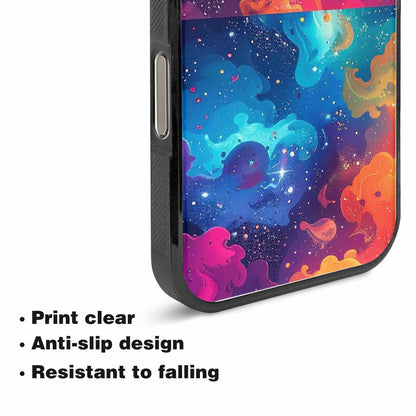 iPhone 15 Pro Max Case — Cosmic Creature And Object Mashup Pattern, Custom Made Phone Cover