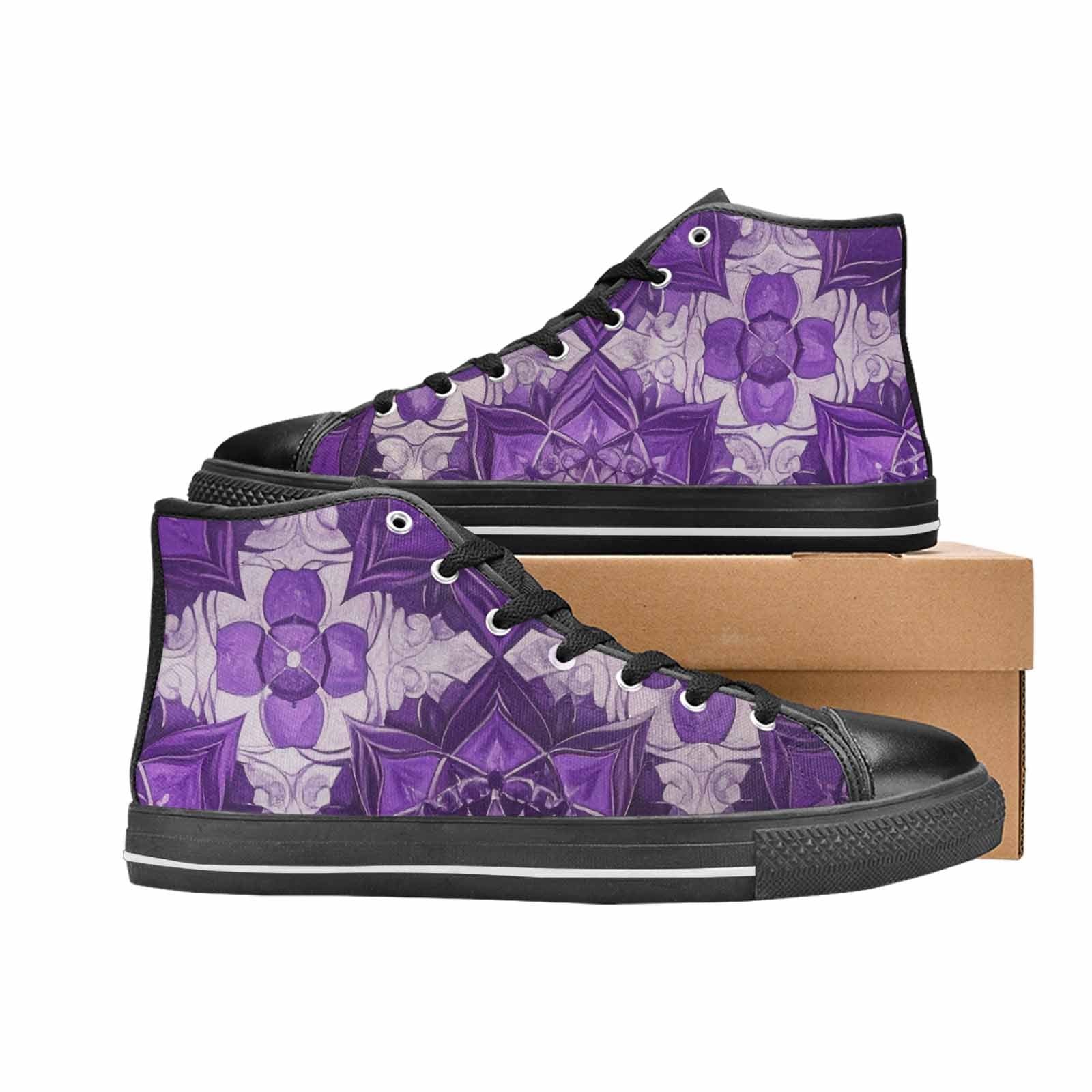 MEN'S Mandala High Top Canvas Y2K Custom Sneakers