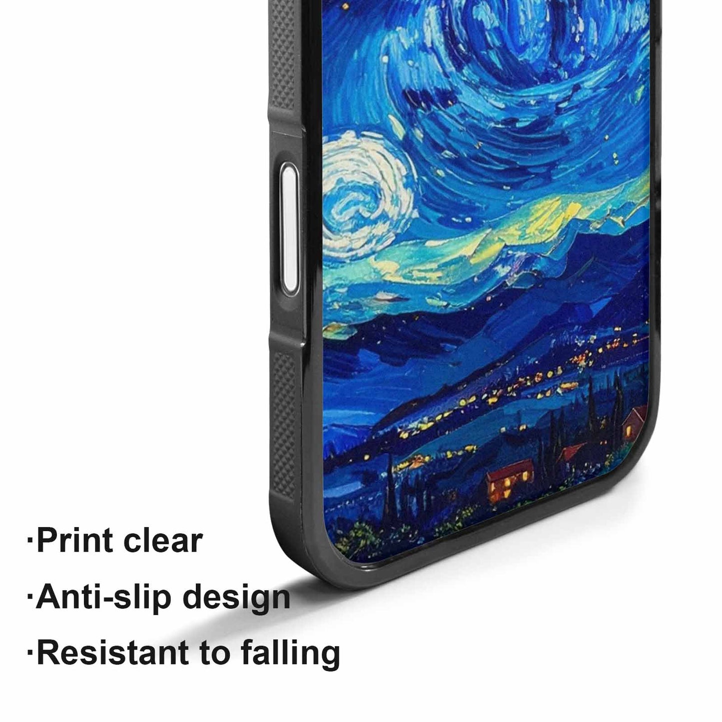 iPhone 17 Case — Starry Night Van Gogh Galaxy Space, Custom Printed Phone Case