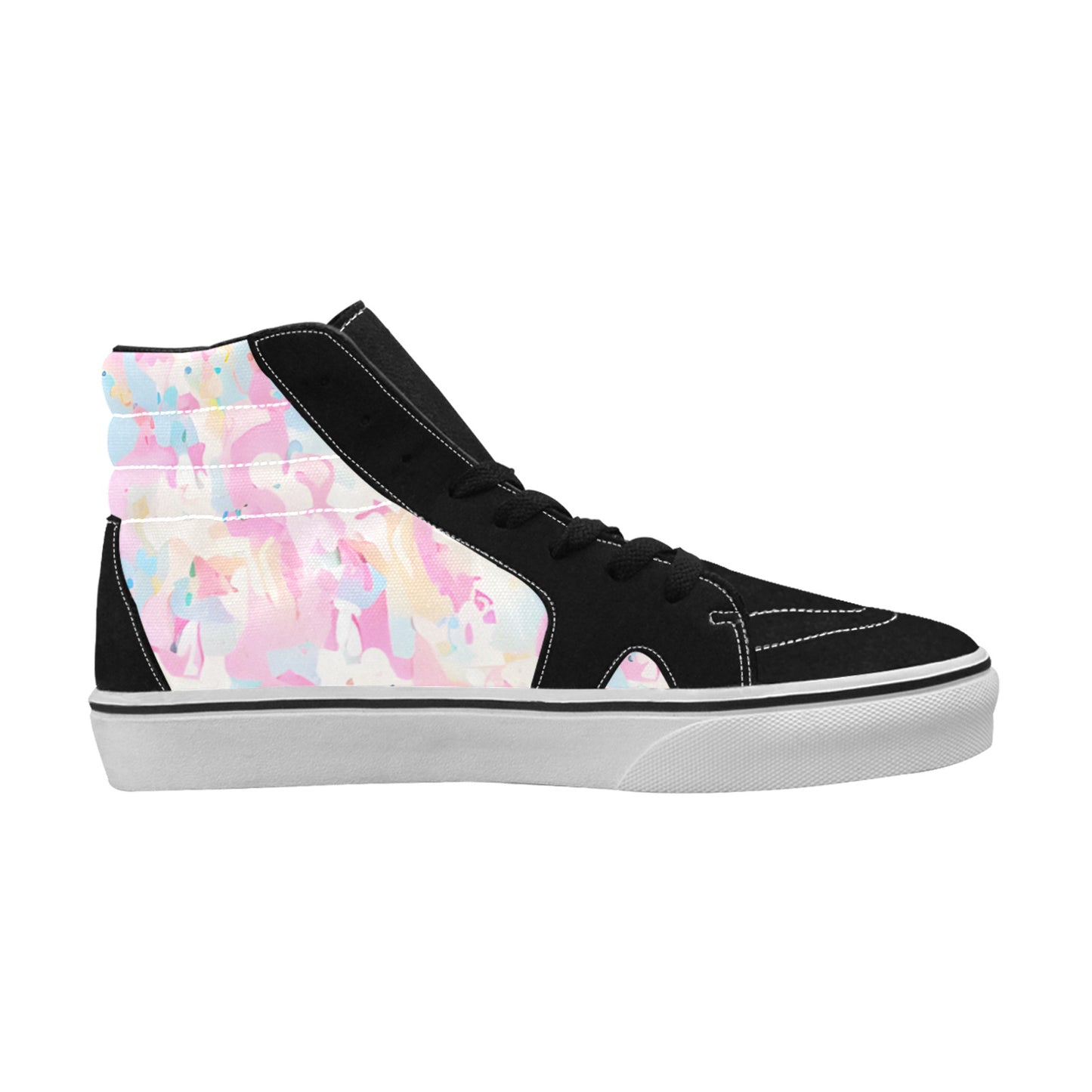MEN'S Abstract Unicorn Art Unicorns High Top Skateboarding Cottagecore Custom Sneakers
