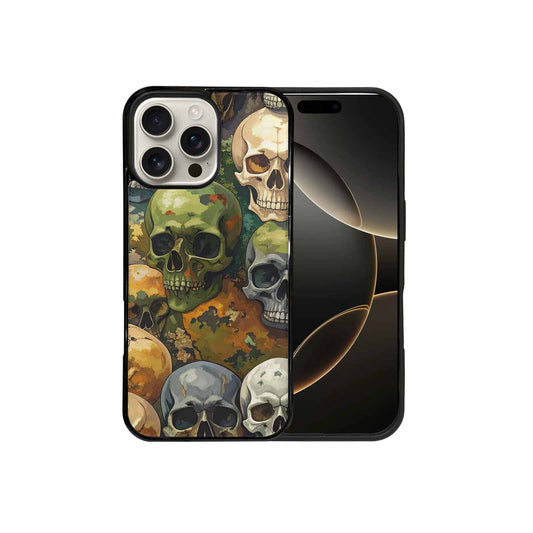iPhone 16 Pro Max Case — Skulls Camoskulls Pattern Hu Bti, Original Design Phone Case