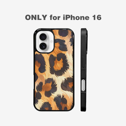 iPhone 16 Case — Leopard Soft Airbrush Gradient, Custom Made Phone Cover