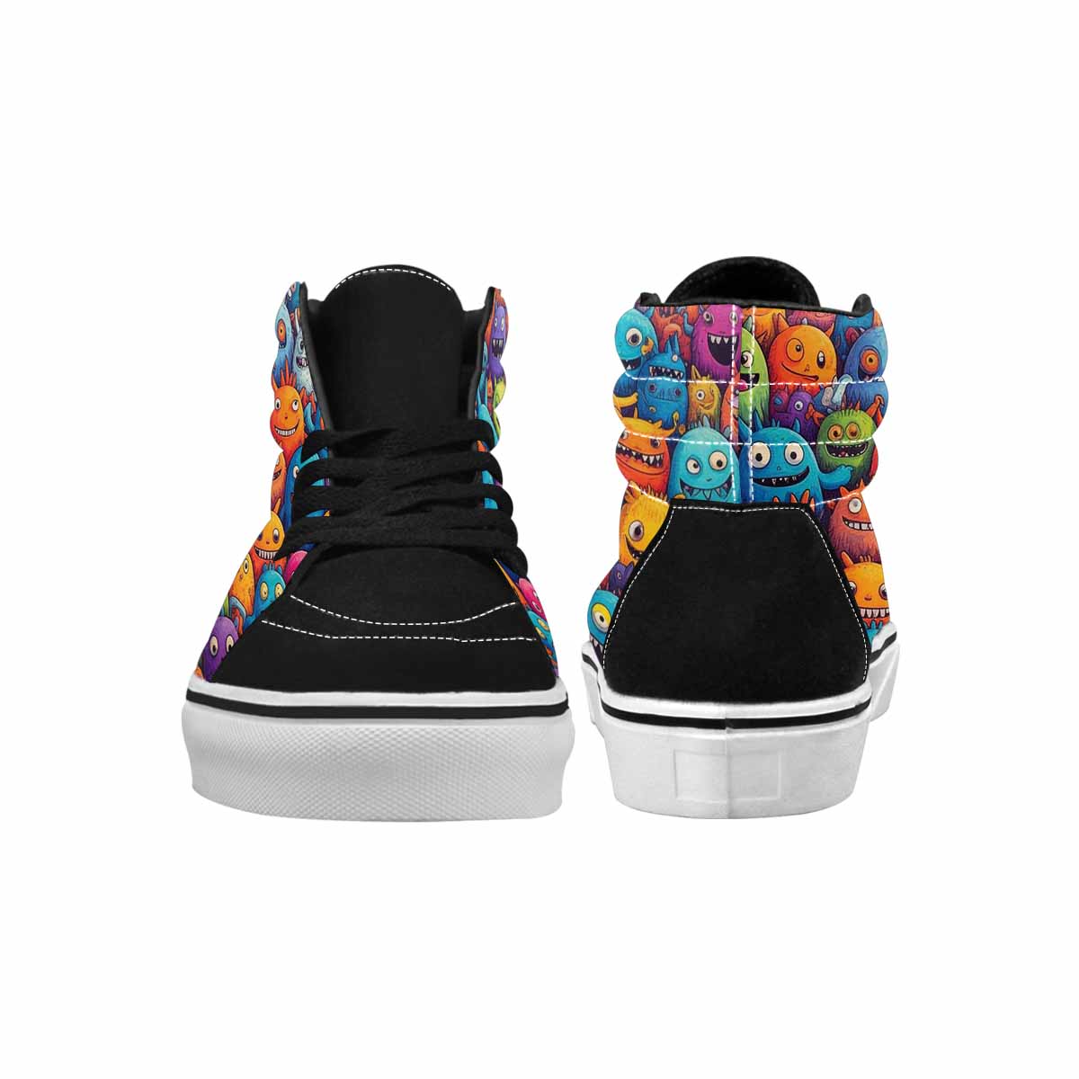 MEN'S Monsters (general) Cartoon Monst High Top Canvas Dreamcore Custom Shoes