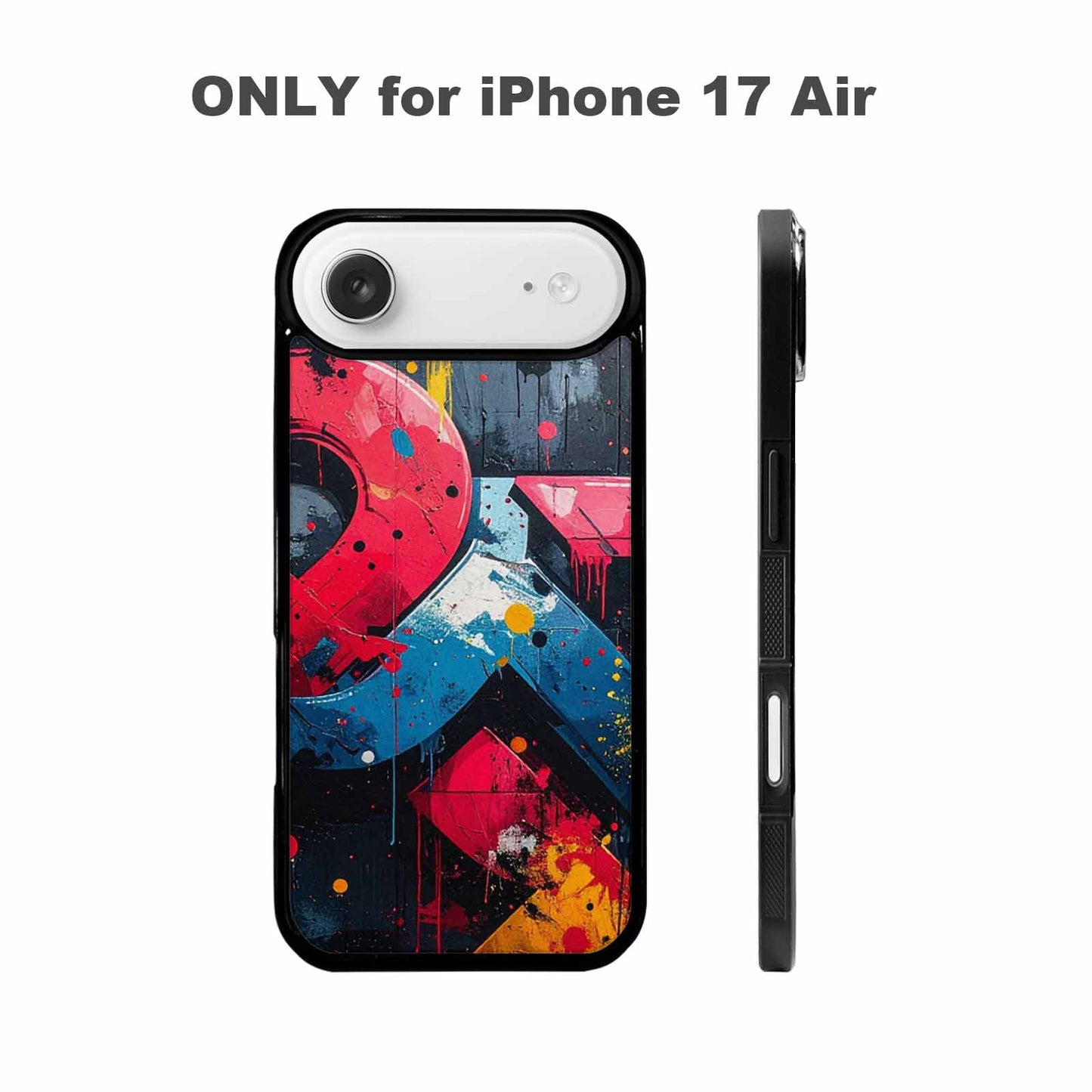 iPhone 17 Air Case — Seamless Repeating Pattern Of Overlapping Camo, Custom Art Phone Cover