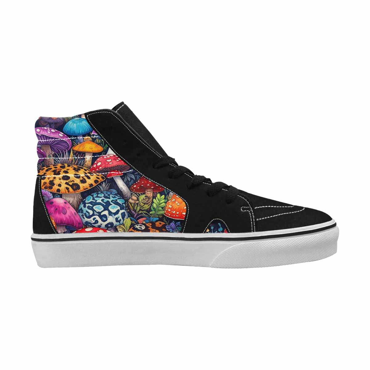 MEN'S Mushrooms High Top Canvas Dreamlike Custom Shoes